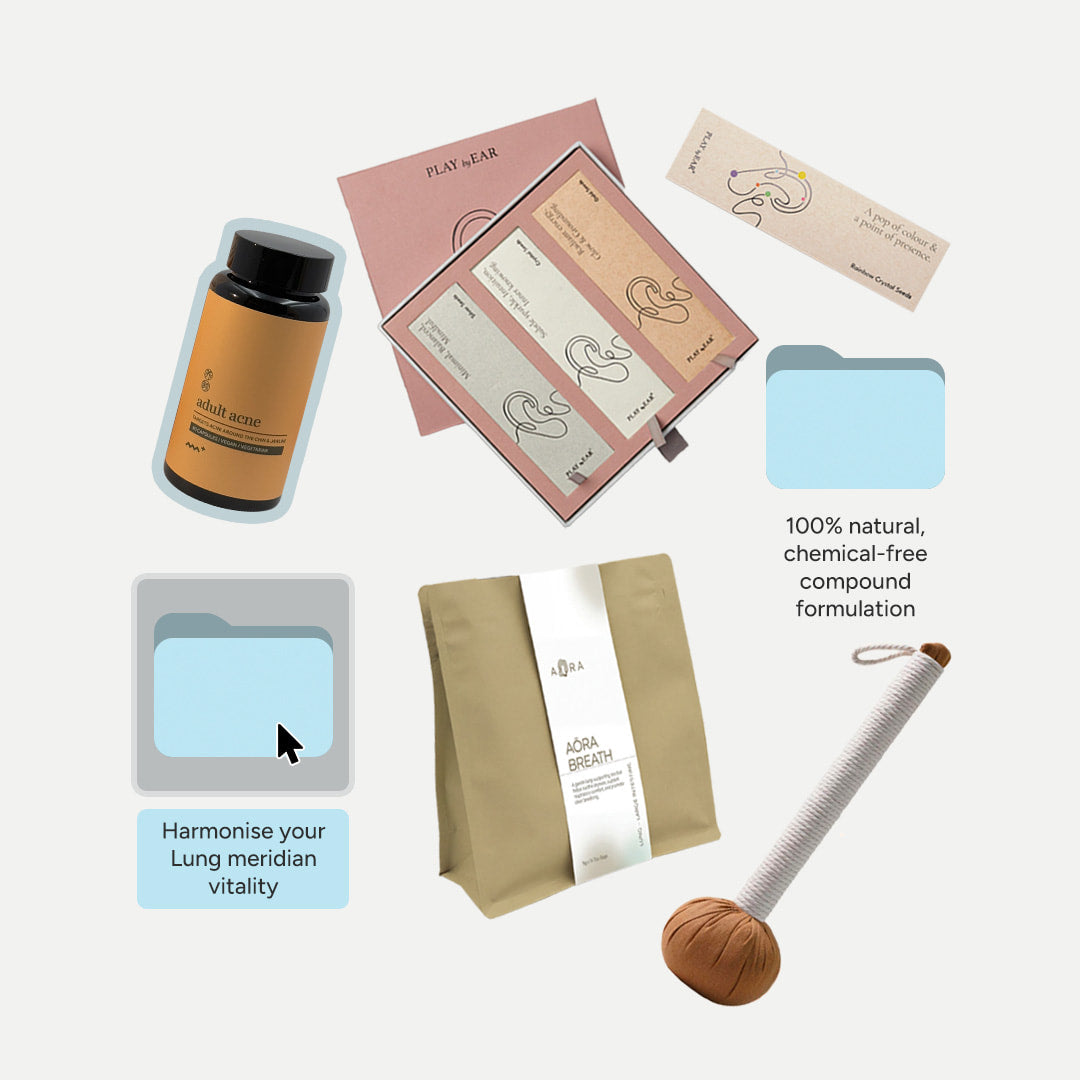 TCM Skin solution with self-care bundle kits