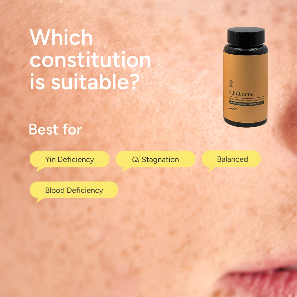 Adult Acne supplement suitable for types of body constitutions